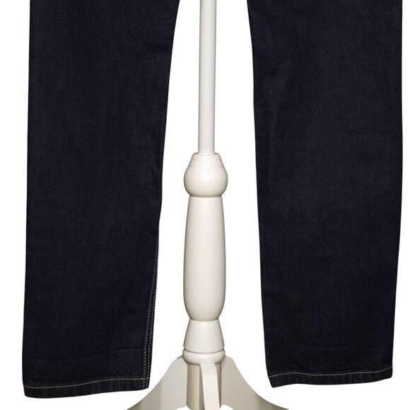 ASOS Overalls Womens 2 Blue Button Fly Denim Dark Wash - Picture 10 of 10